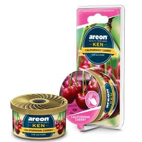 Ароматизатор банка жестяная Areon KEN "Californian Cherry" (Калифорнийская Вишня)