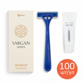 Набор бритвенный Grass «Sargan» картонная коробка, 100 шт/уп Набор бритвенный Grass «Sargan» картонная коробка, 100 шт/уп