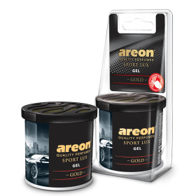 Ароматизатор банка гелевая Areon CAN SPORT LUX "Gold" (Золото)