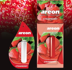 Ароматизатор подвесной с гелевой капсулой Areon LIQUID "Strawberry" (Клубника) 5мл.