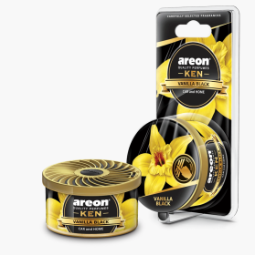 Ароматизатор банка жестяная Areon KEN "Vanilla Black" (Ванила Блэк)