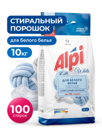 Синтетическое моющее средство порошкообразное "Alpi White", 10 кг