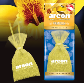 Ароматизатор подвесной мешочек с гранулами Areon PEARLS "Vanilla MIA" (Ванила МИА) 31гр.