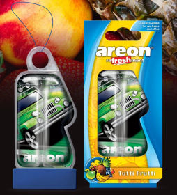 Ароматизатор подвесной гелевый Areon LIQUID "Tutti Frutti" (Тутти Фрутти) 8,5 мл