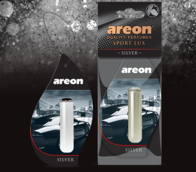 Ароматизатор подвесной гелевый с капсулой Areon LUX SPORT LIQUID "Silver" (Серебро), 5 мл 