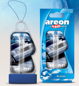 Ароматизатор подвесной гелевый Areon LIQUID "Ocean" (Океан) 8,5 мл