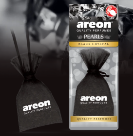Ароматизатор подвесной мешочек с гранулами Areon PEARLS "Black Crystal" (Черный Кристал) 31гр.