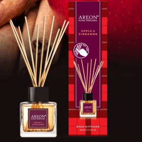 Ароматизатор для дома Areon STICKS TARTAN Apple & Cinnamon (Яблоко и Корица) 50мл. Ароматизатор для дома Areon STICKS TARTAN Apple & Cinnamon (Яблоко и Корица) 50мл.