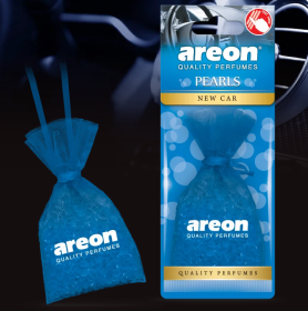 Ароматизатор подвесной мешочек с гранулами Areon PEARLS "New car" (Новая машина) 31гр.